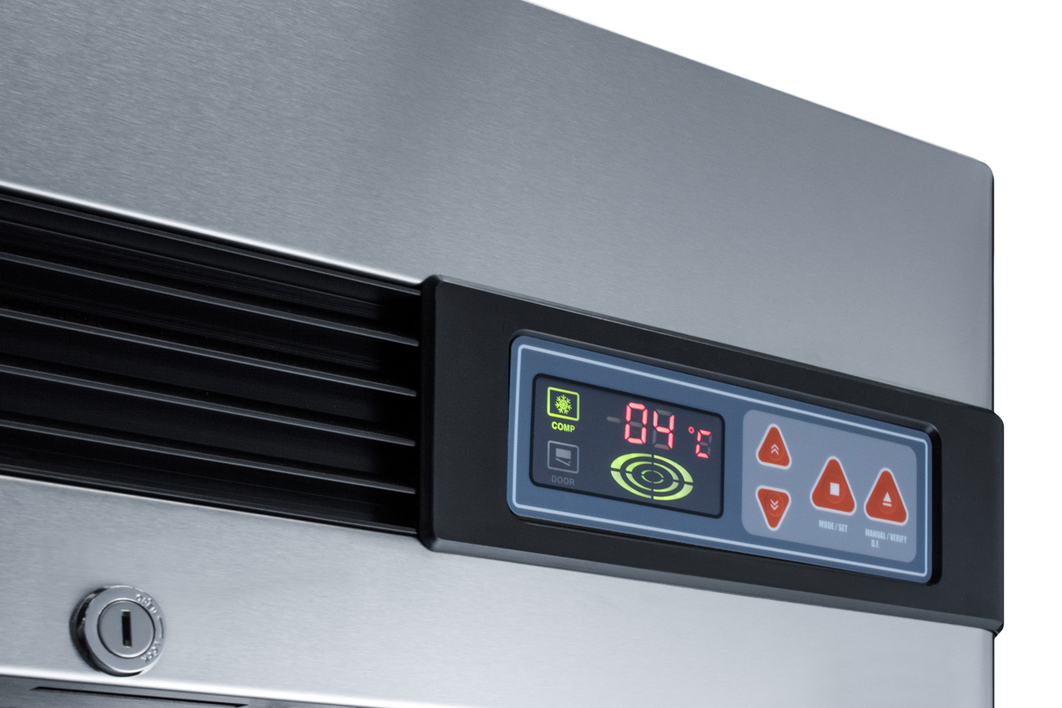 Performance series Pharma-Lab 49 cu.ft. all-refrigerator in stainless steel with glass doors